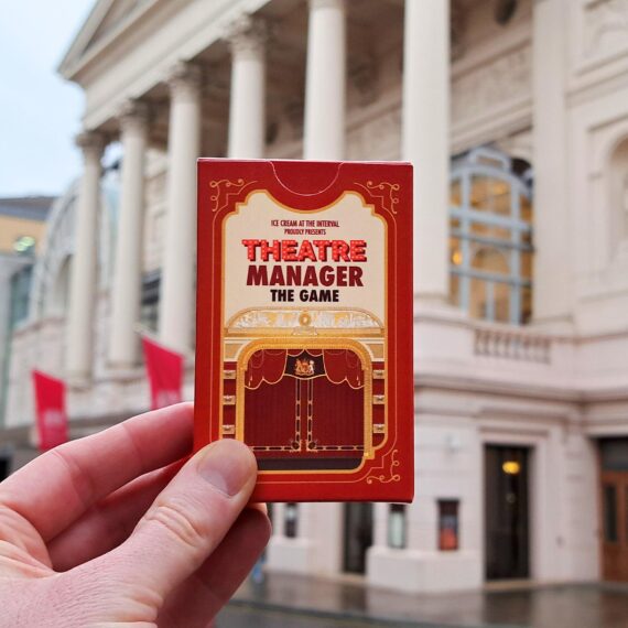 Theatre Manager Card Game by Ice Cream at the Interval outside The Royal Opera House
