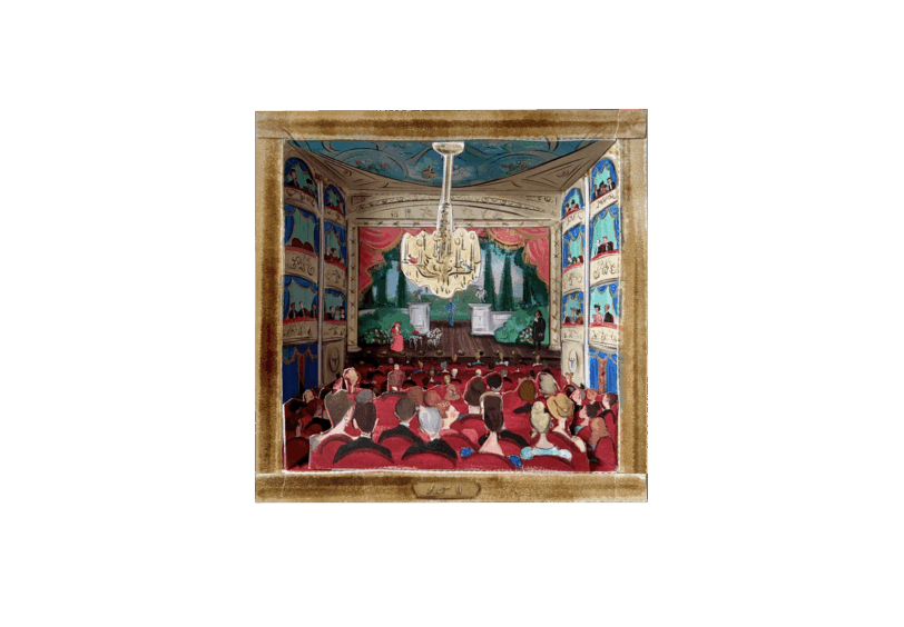 Victorian Toy Theatre Diorama by Tug Rice