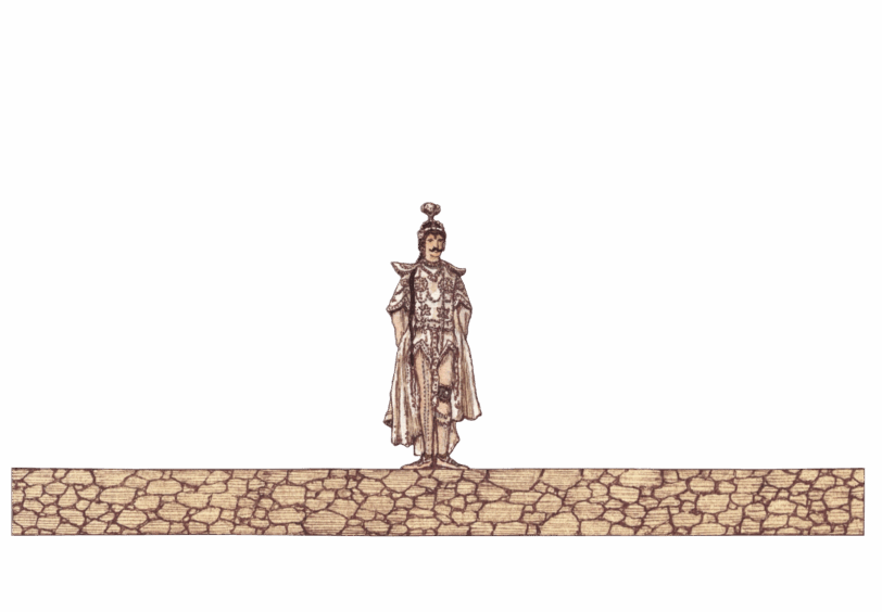 The 5th Marquess of Anglesey paper theatre character