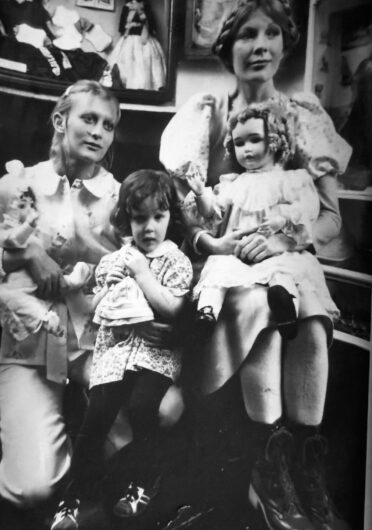 Louise Heard at Pollock's Toy Museum as a child 1970s