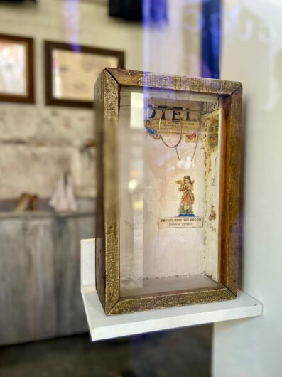 Joseph Cornell Diorama at Gasgosian curated by Wes Anderson