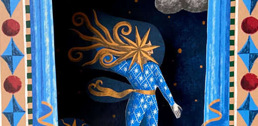 Harlequin as Shooting Star from Cosmos Theatre by Raphael Greaves